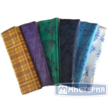 Скатерть 110х140 см, диз. в ассорт., разноцв., ПП "Buffet" 60 упак/кор РОССИЯ