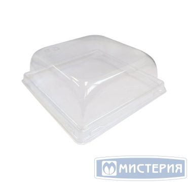 Крышка к контейнеру купол. 114х114х56 мм, прозр., ПЭТ, 50 шт/упак "OSQ" LidSmartPack 300 300 шт/кор РОССИЯ Lid SmartPack 300 dome