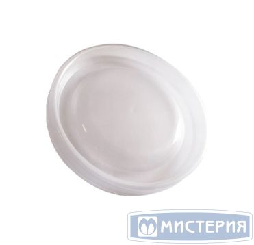 Крышка к контейнеру d121хh4 мм, прозр., ПП, 50 шт/упак 500 шт/кор РОССИЯ