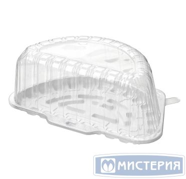 Упаковка для торта [дно] полукруг 267х159х17[230х115х13] мм, бел., ПС, 270 шт/кор "Комус" 270 шт/упак РОССИЯ Т-105/1Д
