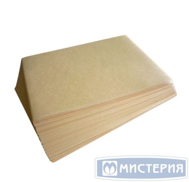 Подпергамент в листах 200х250 мм, 52 гр/м2, коричн., бум., 3846 лист/упак 1 упак/кор РОССИЯ 10 кг-уп