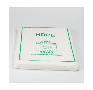 Пакет фасовочный ПНД 30х40см (евроупаковка) Люкс