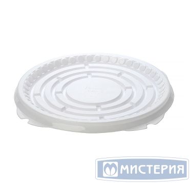 Упаковка для торта [дно] d260хh14[d211хh9] мм, бел., ПС, 100 шт/кор "Комус" 100 шт/упак РОССИЯ Т-230Д