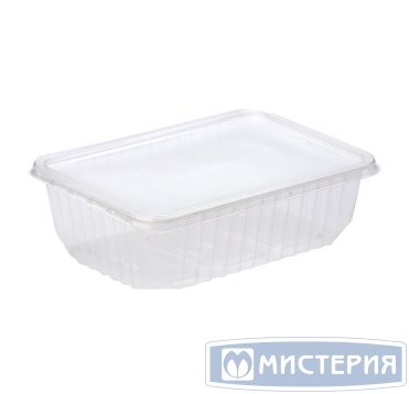 Контейнер прямоугольный, 186х132х46мм, 750мл, полупрозрачный ПП