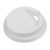 Крышка для стаканов, для холодных и горячих напитков, d 90 мм, белая, с клапаном, полистирол