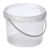 Ведро пищевое 550 мл, d111хh85 мм, с ручкой, без крышки, прозр., ПП, 300 шт/кор "Перинт" 300 шт/упак РОССИЯ 0,55/111/К с ручкой