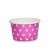 Креманка картонная Горошек, 125 мл, диаметром 75 мм